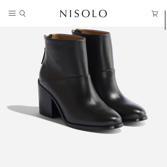 🆕 NISOLO Dari Commuter Black Leather Boots - Picture 13 of 13